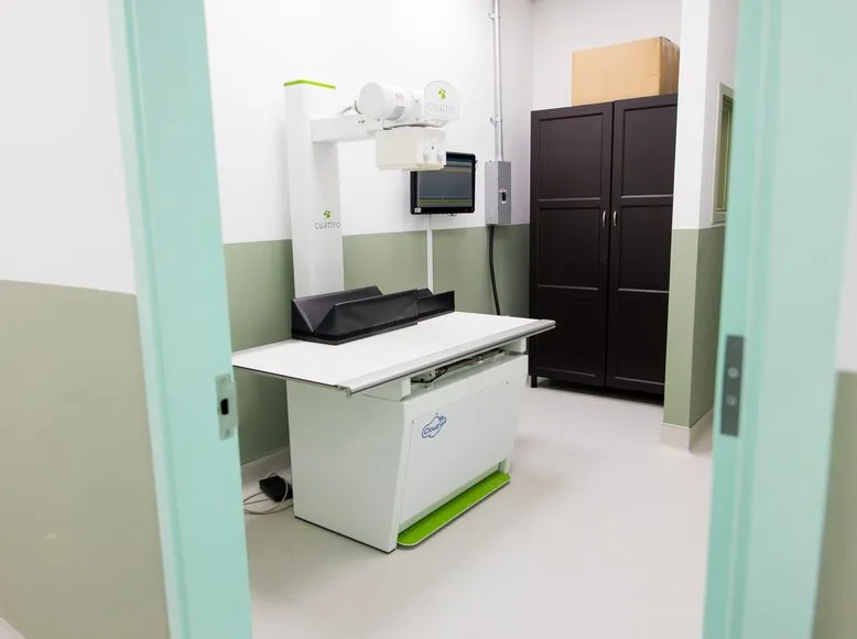 Digital X-ray room at a Greenlight Pet ER hospital